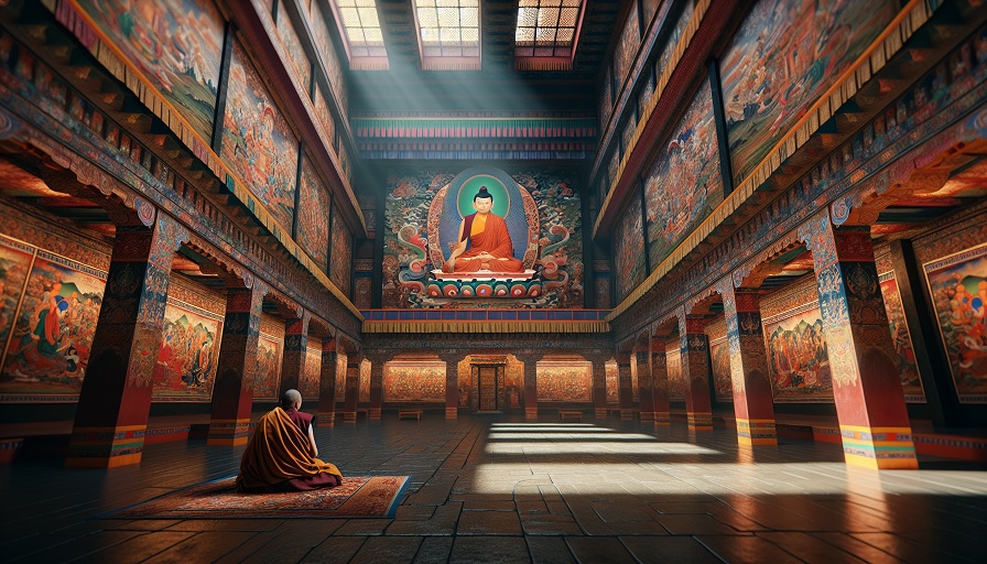 thangka art meditation tool