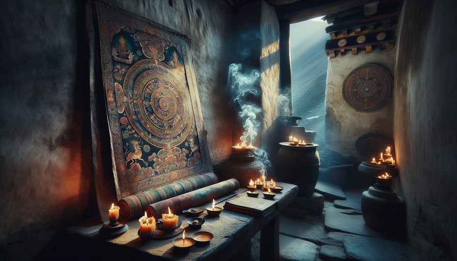 mala beads and meditation counting mantras