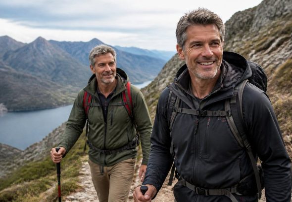 men fighting age-related fatigue