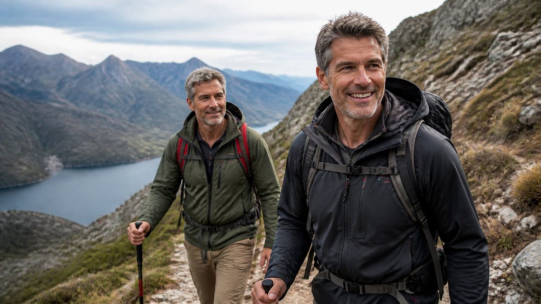 men fighting age-related fatigue